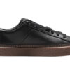Unisex Basket Stitched Low-Top Sneakers Svart/Brun
