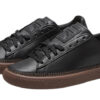 Unisex Basket Stitched Low-Top Sneakers Svart/Brun