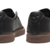 Unisex Basket Stitched Low-Top Sneakers Svart/Brun