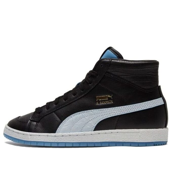 Unisex Ralph Sampson 70 Mellomlagssko Svart/Blå