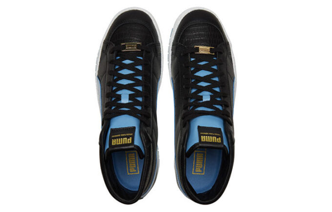 Unisex Ralph Sampson 70 Mellomlagssko Svart/Blå