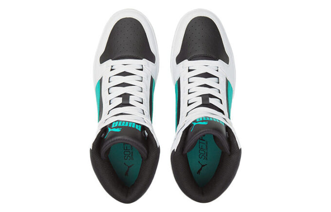 Unisex Rebound LayUp Mid-Top Svart/Hvit/Grønn