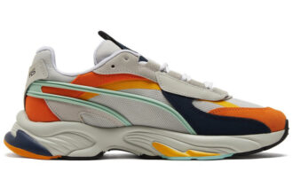 Unisex Rs-connect Dust Sneakers Oransje &laquo;Grå&raquo;