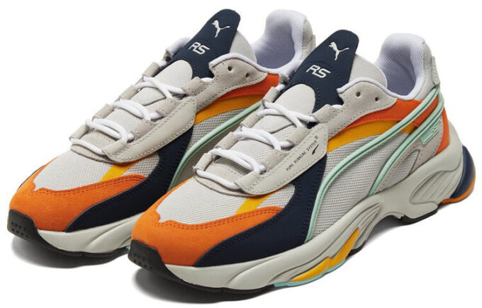 Unisex Rs-connect Dust Sneakers Oransje &laquo;Grå&raquo;