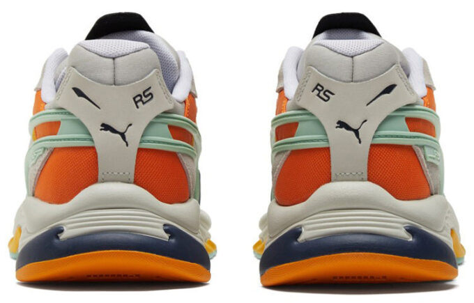 Unisex Rs-connect Dust Sneakers Oransje &laquo;Grå&raquo;