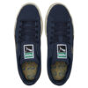 Unisex semskede klassiske flanellsneakers i blått