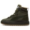 Unisex semskede Mid WTR-sneakers grønne