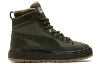 Unisex semskede Mid WTR-sneakers grønne