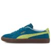 Unisex semskede Vtg-sneakers i blå/grønn