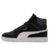 Unisex Shuffle Mid-Top Sneakers Svart/Hvit