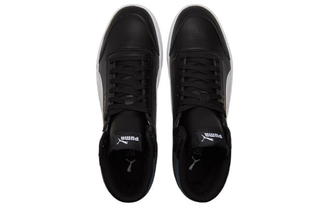 Unisex Shuffle Mid-Top Sneakers Svart/Hvit