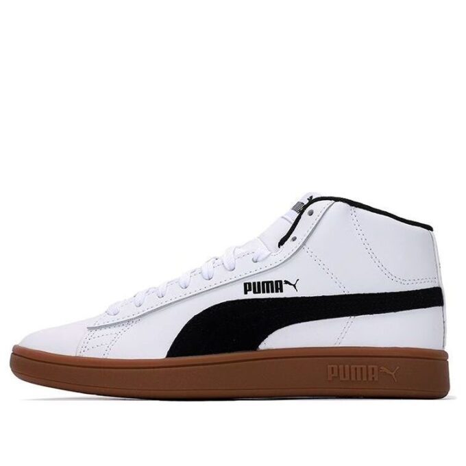 Unisex Smash V2 Mid-Top Sneakers Hvite