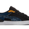 Unisex Suede Bloc Low-Top Sneakers Blå/Svart
