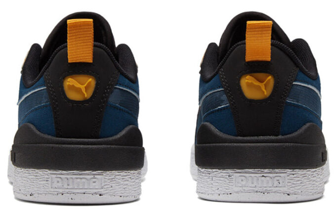 Unisex Suede Bloc Low-Top Sneakers Blå/Svart