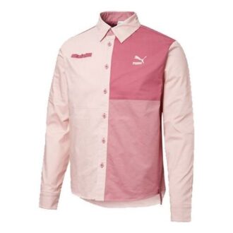 Utendørs Logo-skjorte &laquo;Rosa Hvit&raquo;