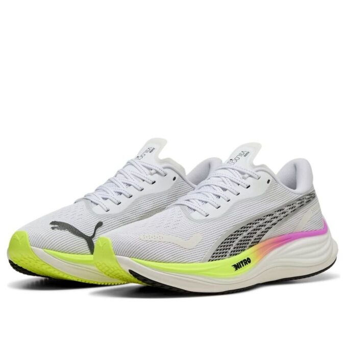Velocity Nitro 3 &laquo;Hvit Ren Magenta Gul Alarm&raquo;