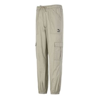 Vevd Cargo Bundle Feet Casual Langbukser Kremhvit