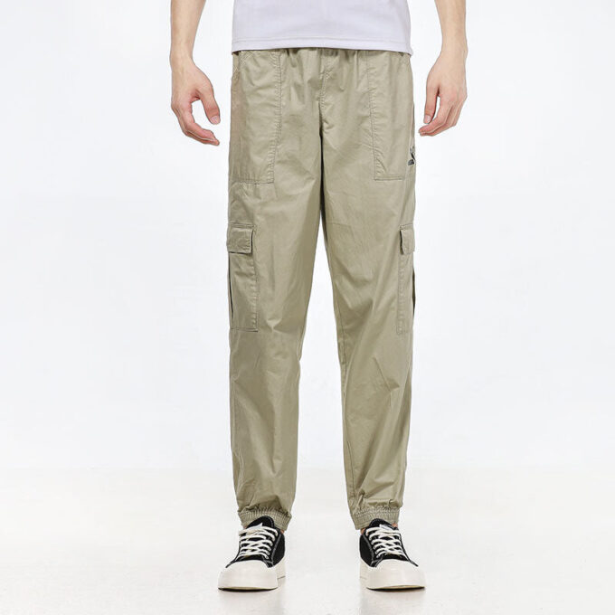 Vevd Cargo Bundle Feet Casual Langbukser Kremhvit