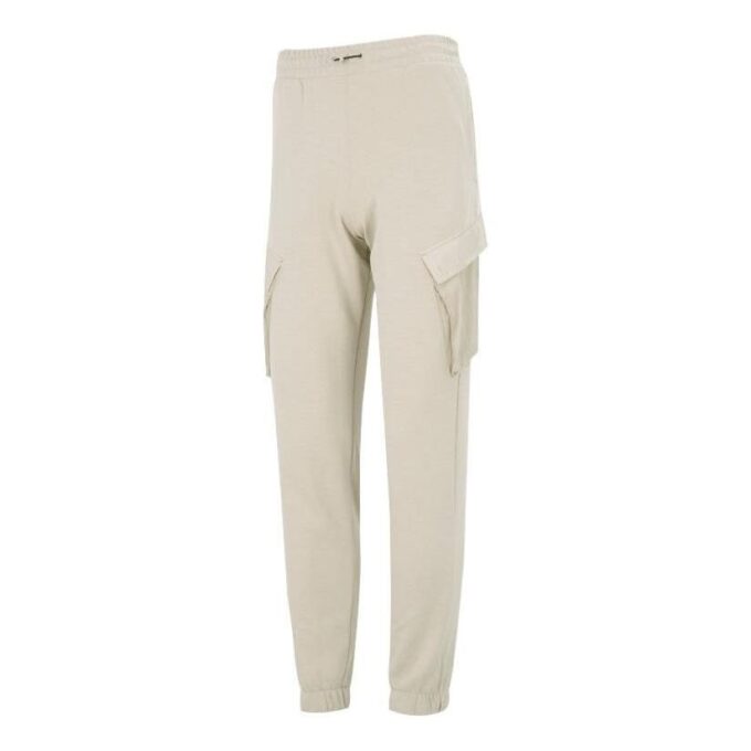 Vevde cargobukser &laquo;Beige&raquo;