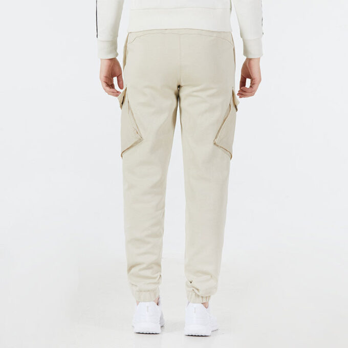 Vevde cargobukser &laquo;Beige&raquo;