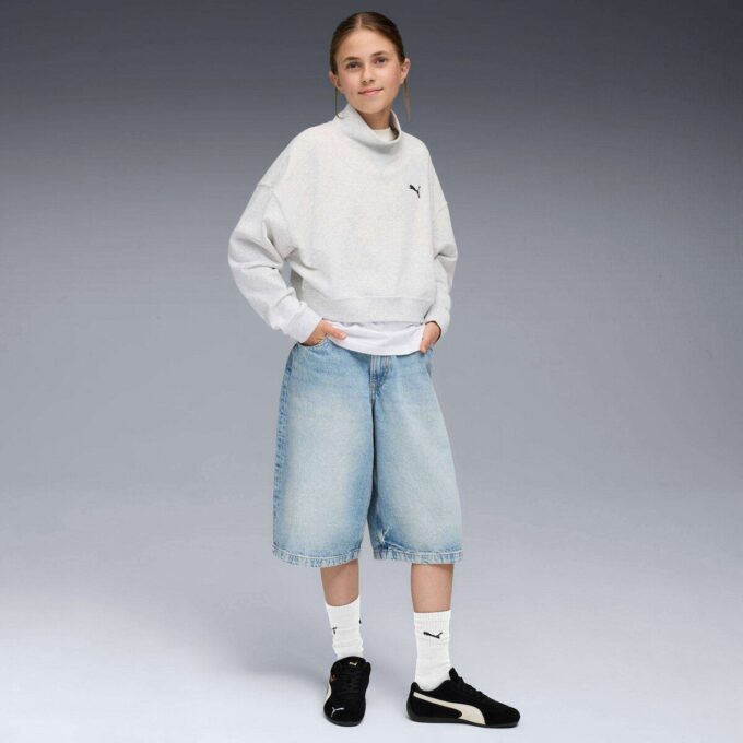 Wardrobe Essentials Big Kids genser med rund hals