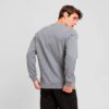 Wardrobe Essentials Semsket genser med rund hals for menn