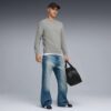 Wardrobe Essentials Semsket genser med rund hals for menn
