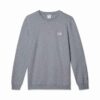 Wardrobe Essentials Semsket genser med rund hals for menn