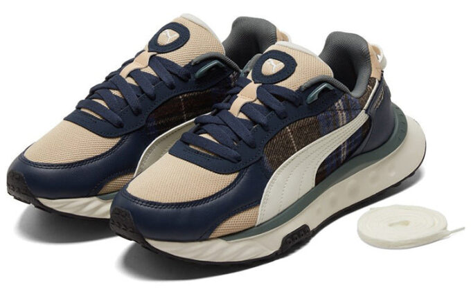 Wild Rider Flanell &laquo;Blå Kremhvit&raquo;