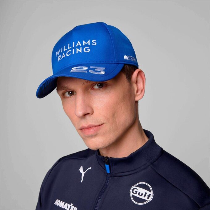 Williams Racing 2025 Replica Albon justerbar hatt