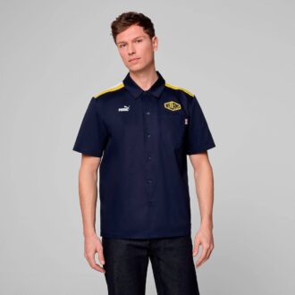 Williams Racing Herre T-skjorte med knapper foran