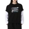 (WMNS) 2-Fer Grafisk Topp Logo «Svart»