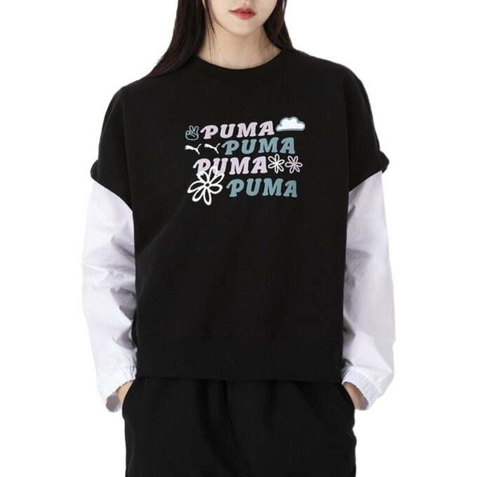 (WMNS) 2-Fer Grafisk Topp Logo «Svart»