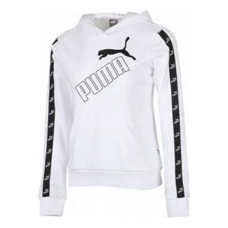 (WMNS) Amplified Fleece Hettegenser «Hvit Svart»
