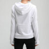 (WMNS) Amplified Fleece Hettegenser «Hvit Svart»