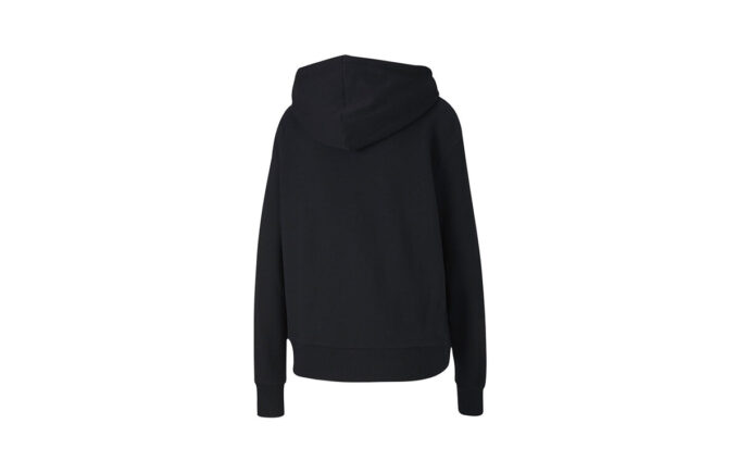 (WMNS) Avslappet sport svart hettegenser