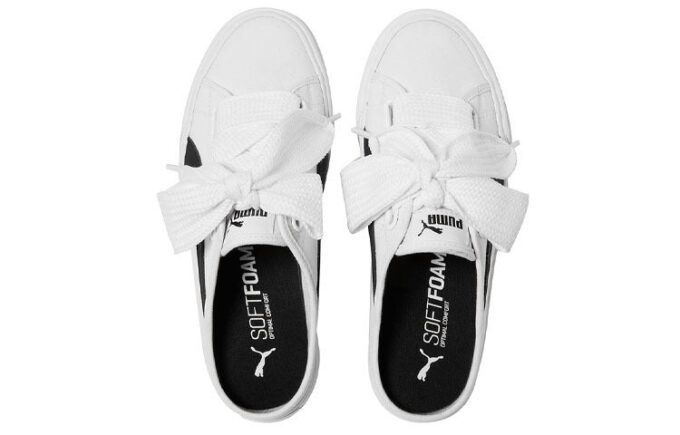 (WMNS) Bari Mule-bånd &laquo;Hvit Svart&raquo;