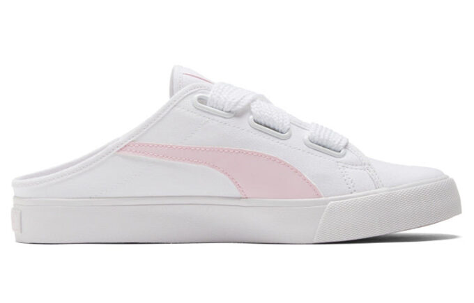 (WMNS) Bari Mule Ribbon Casual Skateboarding Sko Hvit Rosa