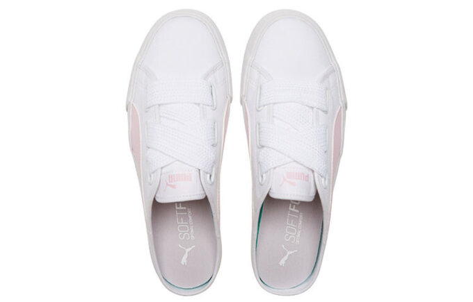 (WMNS) Bari Mule Ribbon Casual Skateboarding Sko Hvit Rosa