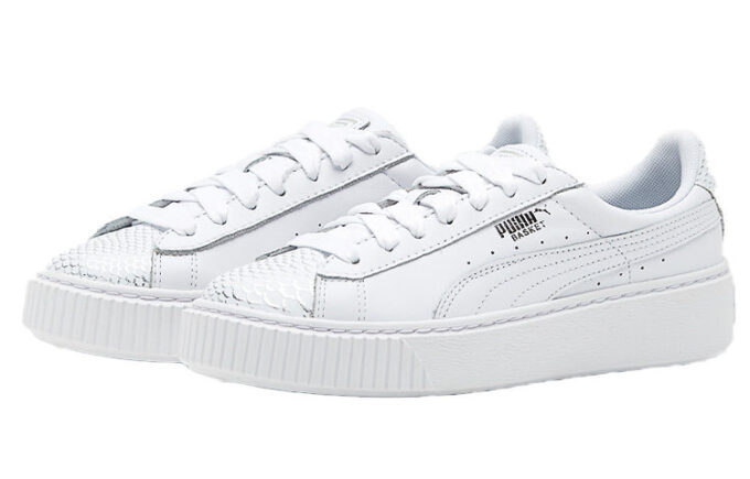 (WMNS) Basket Platform Ocean Leisure Board Shoes Hvite