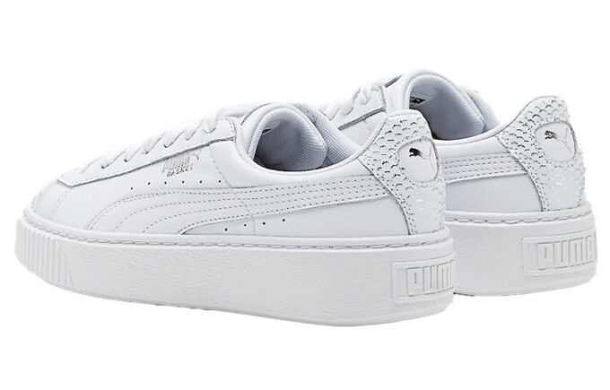 (WMNS) Basket Platform Ocean Leisure Board Shoes Hvite