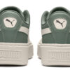 (WMNS) Basket Platform Scallop Sneakers Grønn/Hvit