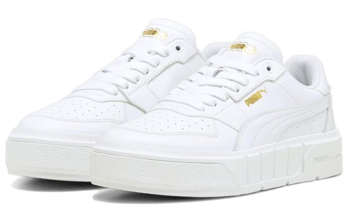(WMNS) Cali Court-skinnsko «Hvit»