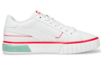 (WMNS) Cali Star Lights Platåsko Hvit/Grønn/Oransje