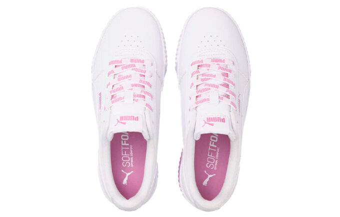 (WMNS) Carina Logomania Kadin Sneakers Hvit/Rød/Rosa