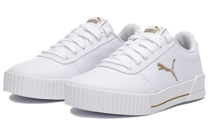 (WMNS) Carina Summer Cat Fritidsbrettsko Hvit/Gull