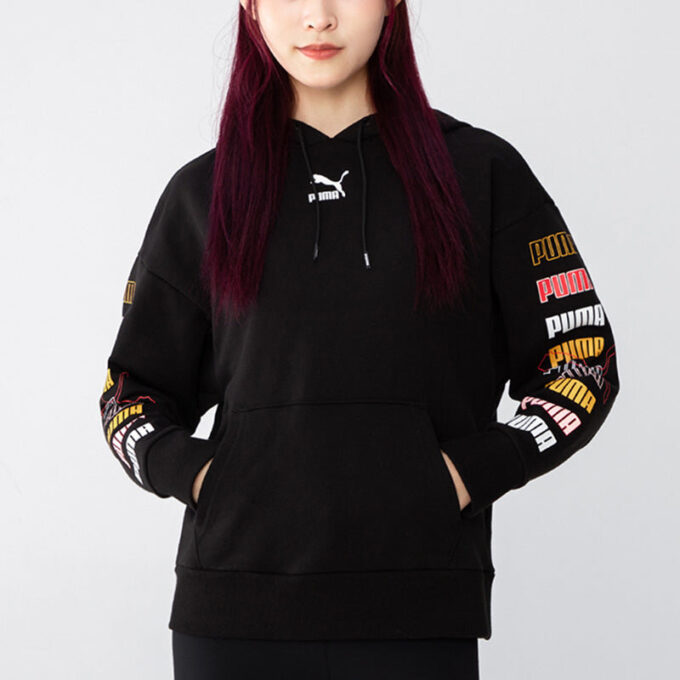 (WMNS) Classics Graphics-hettegenser «Svart»