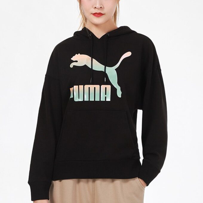 (WMNS) Classics Logo Hettegenser «Svart Hvit»
