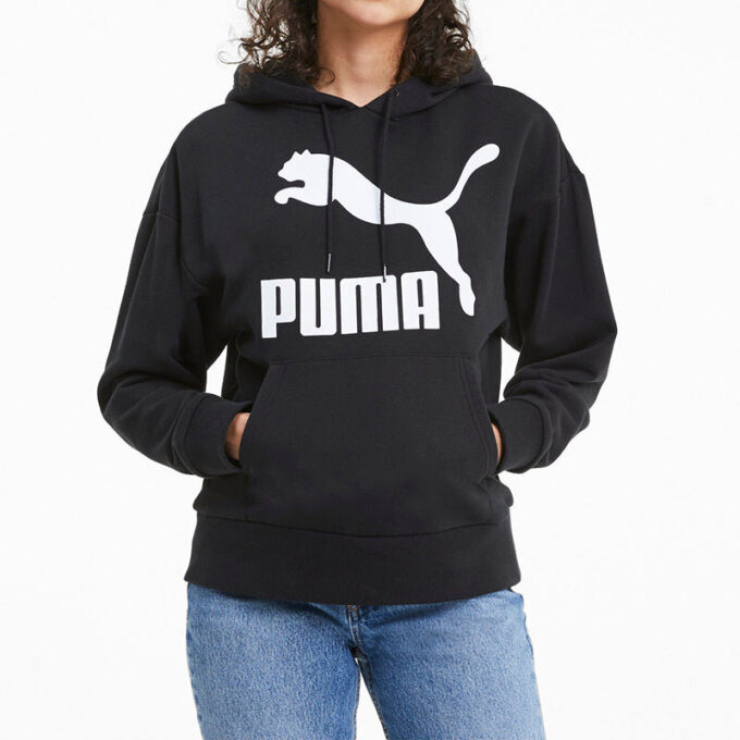 (WMNS) Classics Logo Print Hettegenser Svart