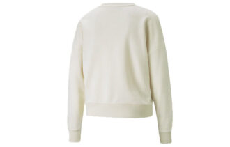 (WMNS) Classics Logo Print Rundhalset Genser Elfenben